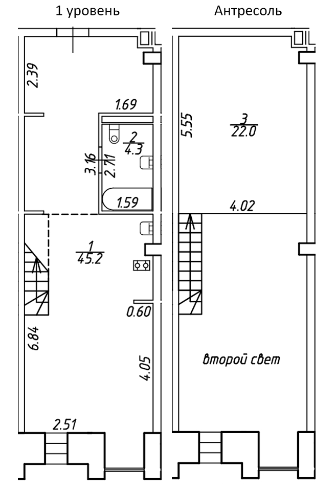 Квартира студия 71.5 м², 4/6 эт., ЖК «Serebro by Avenue-apart»